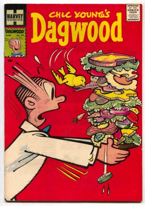 Dagwood #90 1958- Harvey comics- high grade VF+