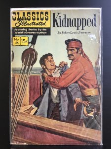 Classics Illustrated #46 Kidnapped