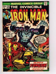 Invincible Iron Man # 56 VF Marvel Comic Book Canning PEDIGREE Collection D18