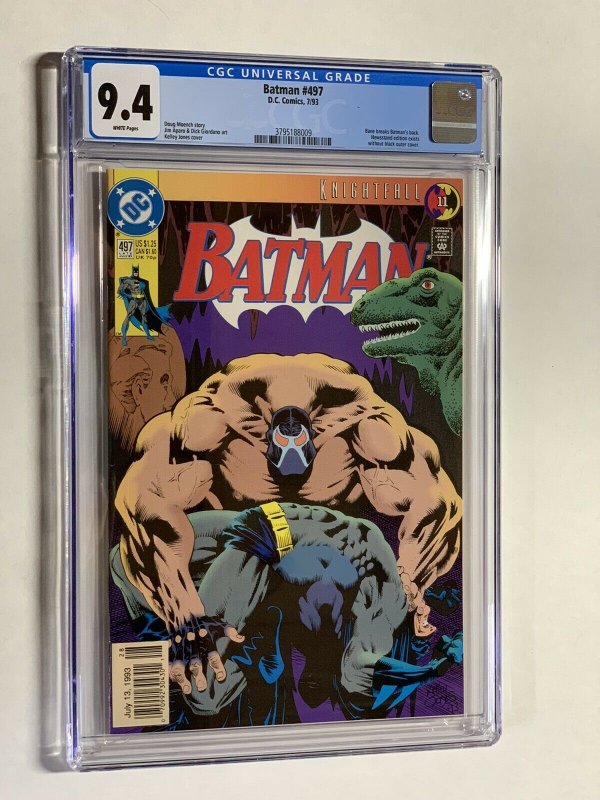 Batman 497 cgc 9.4 newsstand edition 