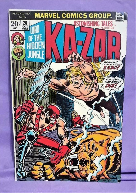 Ka-Zar ASTONISHING TALES #20 Agent 19 Appearance Marie Severin (Marvel 1973)