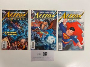 3 Action Comics DC Comic Books # 847 848 849 Batman Superman Flash 61 JS35