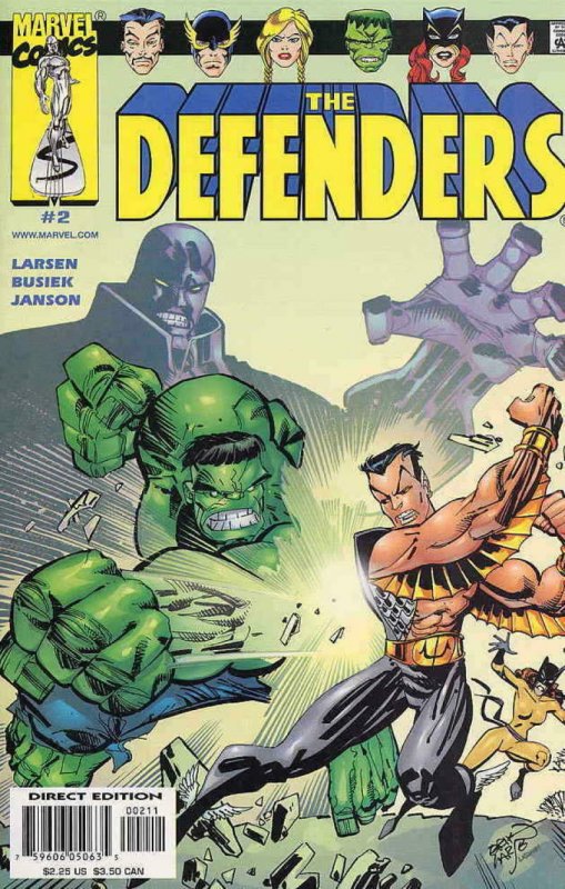 DEFENDERS #2, NM, Hulk, Sub-Mariner, Doctor Strange, 2001, more Marvel in store