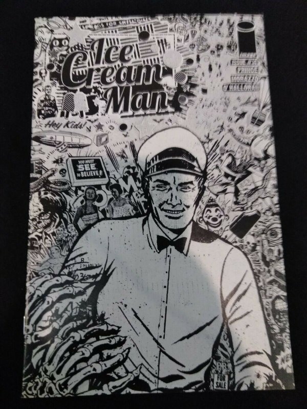 Ice Cream Man #14 Image Comics B&W SKETCH COVER VARIANT