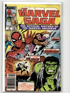 The Marvel Saga The Official History of the Marvel Universe #2 (1986) Marvel Saga