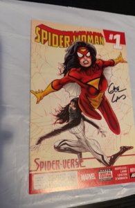 Spider-Woman #1 (2015) signed by artist Greg land