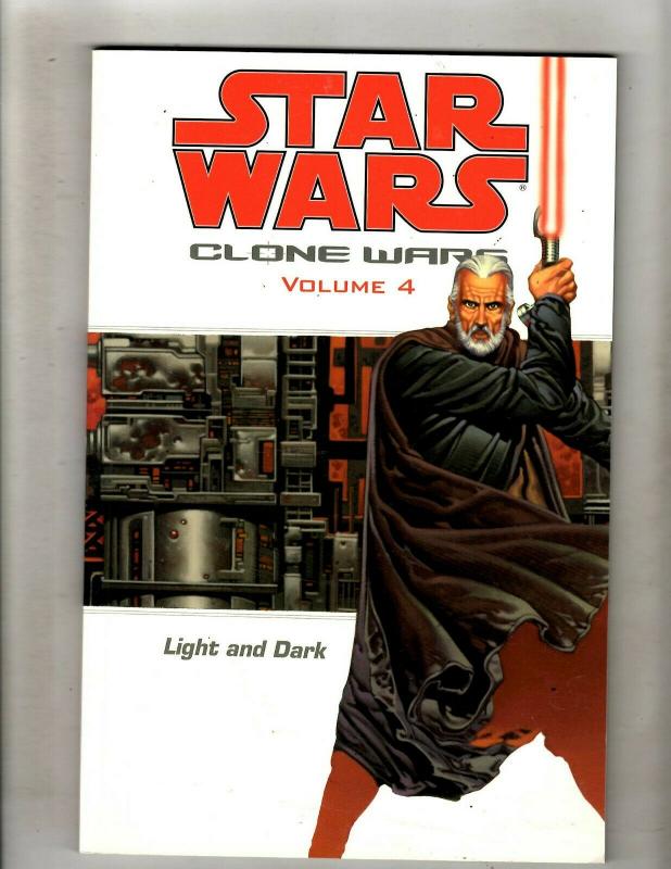 Clone Wars Vol # 4 Star Wars Dark Horse Comics TPB Graphic Novel Light Dark J337