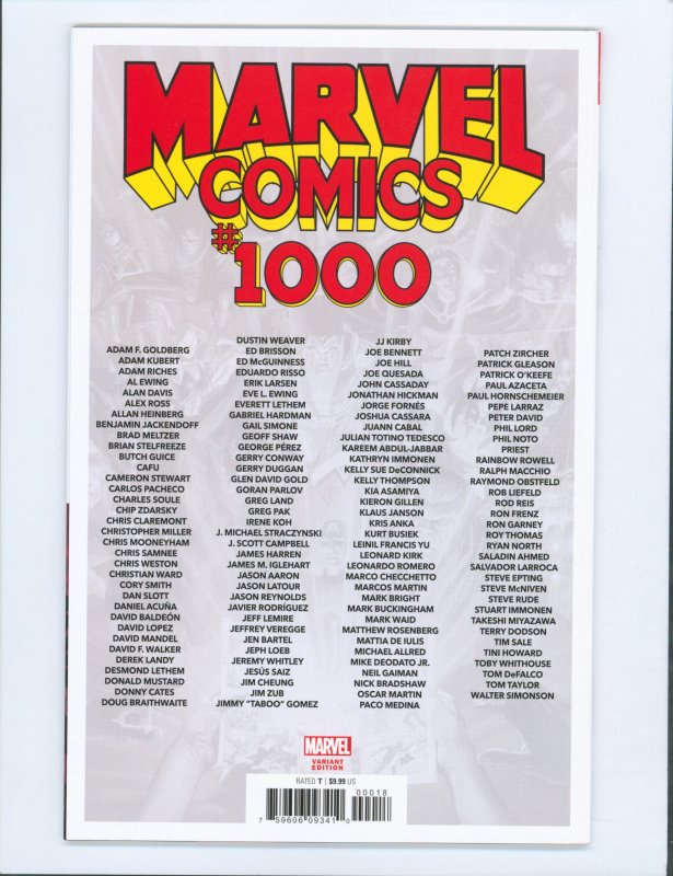 Marvel Comics 1000 Allred 60's Variant