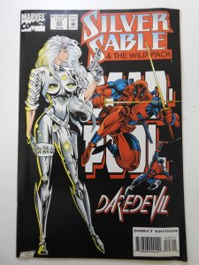 Silver Sable and the Wild Pack #23 (1994) Deadpool and DD! Sharp VF Condition!