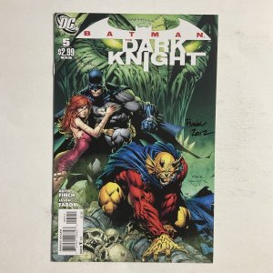 Batman The Dark Knight 5 2011 Signed by David Finch DC Comics NM near mint