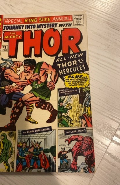 Journey into Mystery Annual (1965)1st Hercules see description