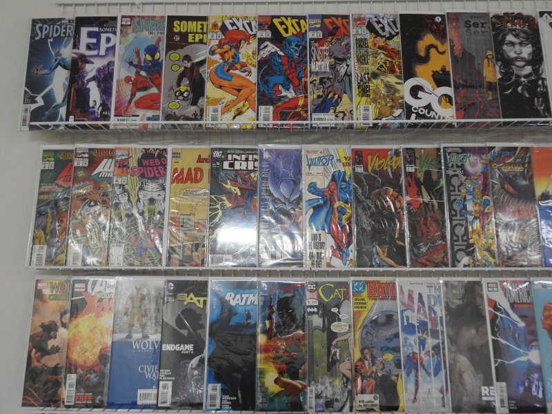 Huge Lot of 130+ Comics W/ Batman, Wolverine, Fantastic Four! Avg. VF Condition!