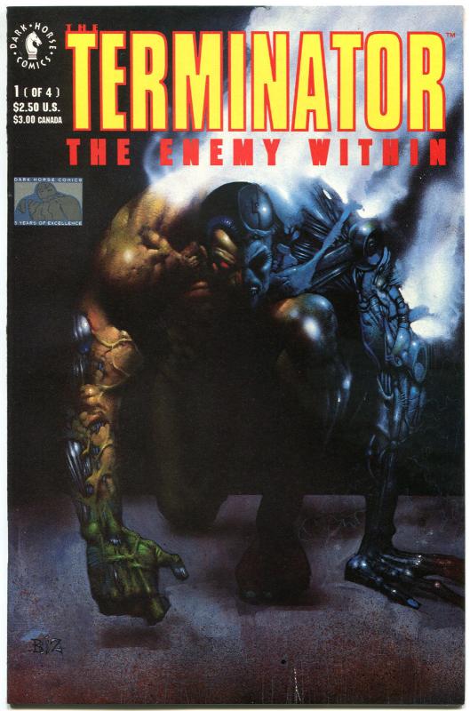 TERMINATOR ENEMY WITHIN #1 2 3 4, S.O. #1-4, H&K #1-3 , VF/NM, 1991,11 issue