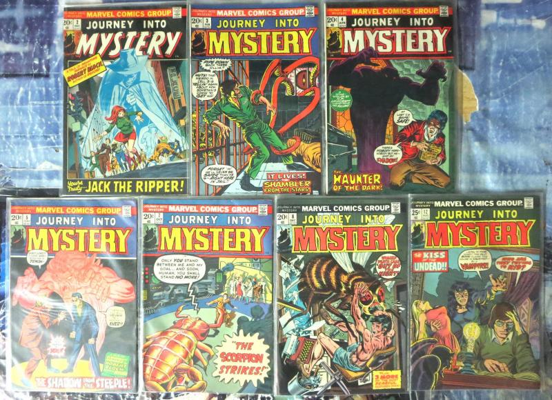 JOURNEY INTO MYSTERY (2nd series)1-10,12 Starlin! Kane!Ploog!Ditko!Kirby!Wildey!