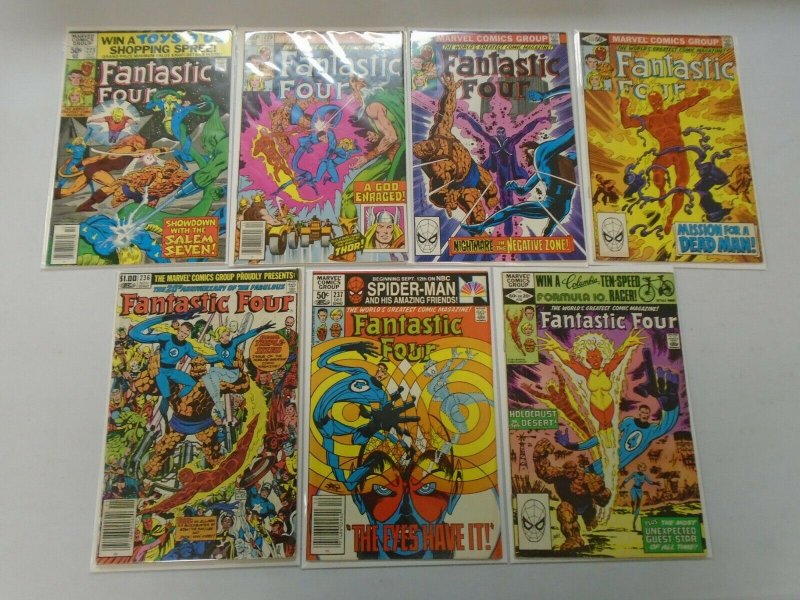 Bronze age Fantastic Four lot 13 different from #223-250 avg 4.0 VG (1980-83)