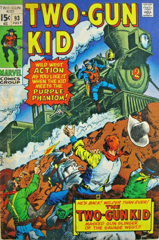 Two-Gun Kid #93 Marvel Comic 1967 Silver Age VG/FN