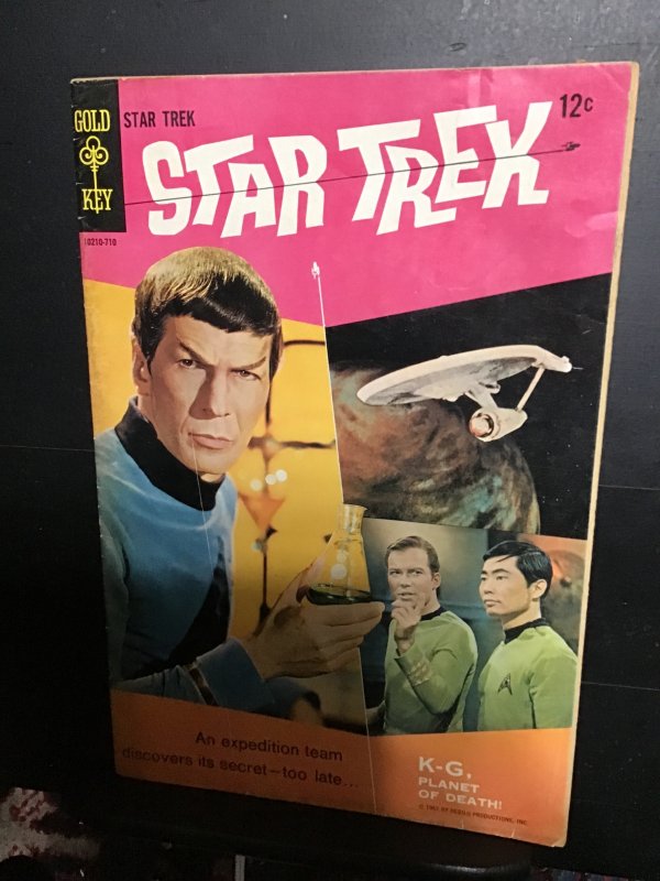 Star Trek #1 (1967) DISCOVERY Original Gold Key 1 Photo Cover FN Wythville CERT