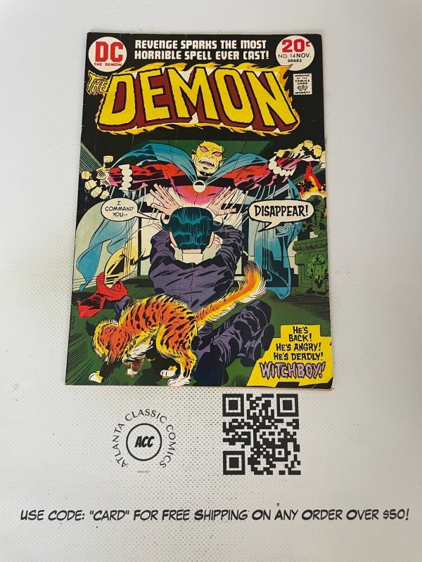 The Demon # 14 FN/VF DC Comic Book Jack Kirby Fourth World Evilstein 13 J225