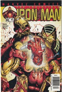 The Invincible Iron Man Vol 3 # 47 Cover A VF+ 2001 [O6]