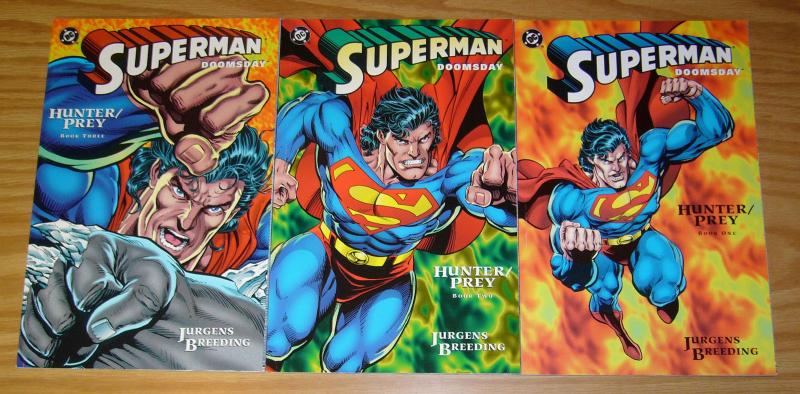Superman/Doomsday: Hunter/Prey #1-3 VF/NM complete series - dan jurgens set lot