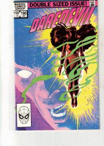 Daredevil #190 (1983) Elektra Cover Key Wow! Giant-Size Beauty NM- Wow!
