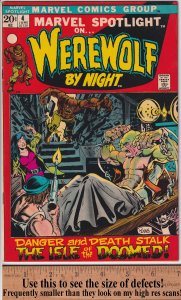 MARVEL SPOTLIGHT #4 (Jun 1972) Glossy VF+ 8.5 1st Darkhold 3rd Werewolf by Night