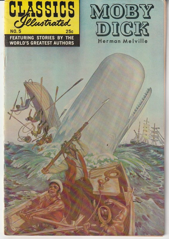 Classics illustrated # 5 Moby Dick