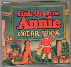 Little Orphan Annie Color Book #2035 1930-Harold Gray art-P/FR