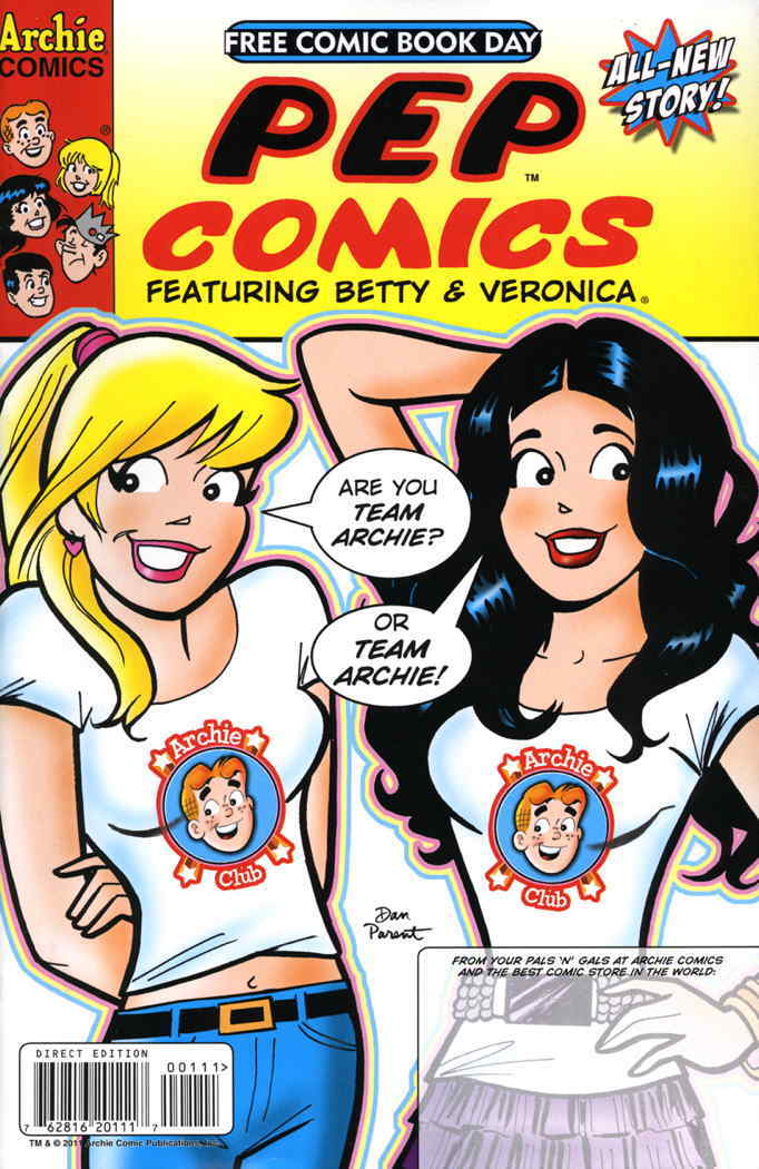 Pep Comics Featuring Betty And Veronica FCBD 1 VF Archie Comic