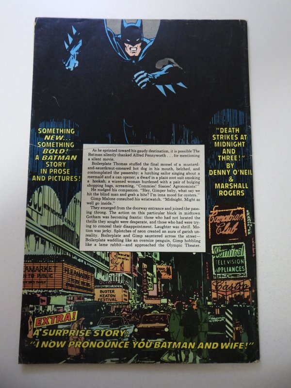 Batman Spectacular (1978) FN Condition
