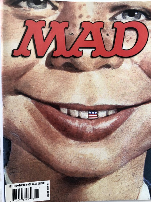 Mad #411.. VG...film 2001...