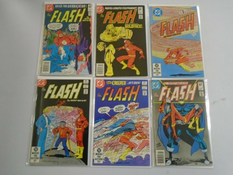 The Flash lot 25 different issues avg 5.0 VG FN (1981-85 1st Series)