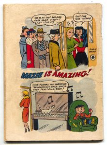 Mazie #5 1951- Bowling cover- digest size comic VG