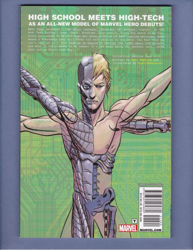 Machine Teen TPB Graphic Novel Marvel 2012