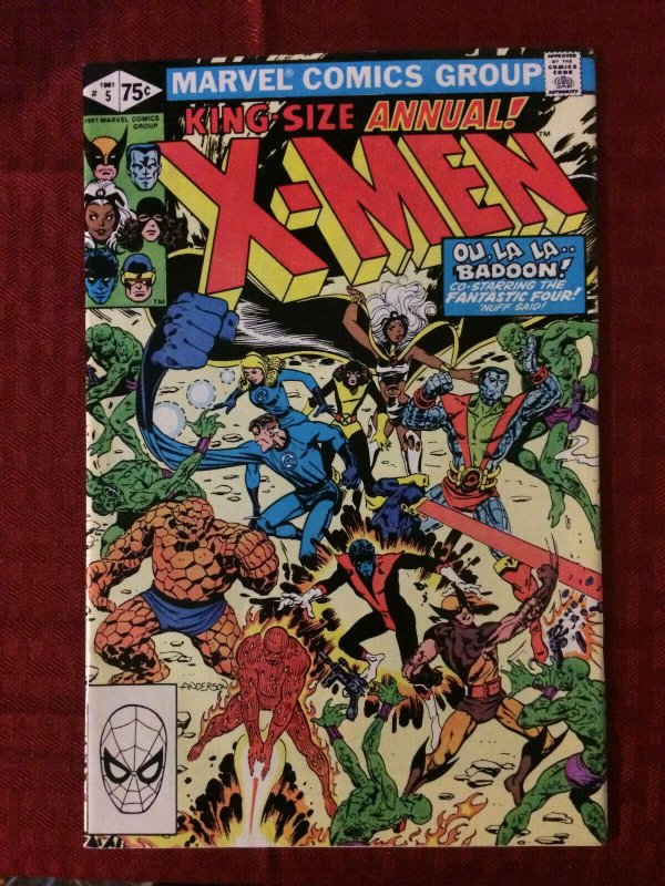 X-Men King-Size Annual #5 Co-Starring Fantastic Four 1980 VF+ Wolverine 