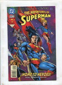 ADVENTURES OF SUPERMAN #531 (9.2) SIGNED BY JOSE MARZAN!