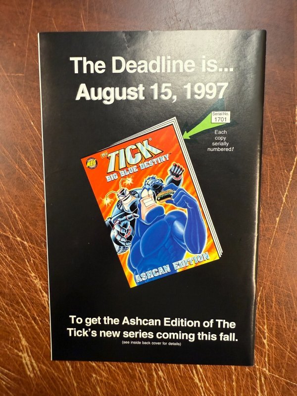 The Tick's Back # 0 VF/NM NEC Comic Book New England Comics 1st Print  13 J300