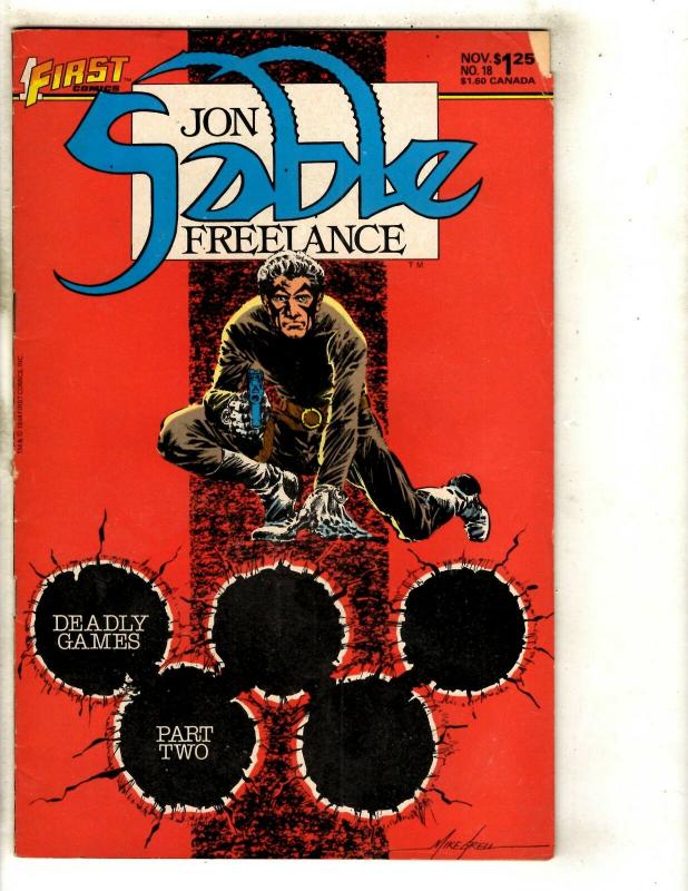 12 Jon Sable: Freelance First Comics # 18 19 20 21 22 23 24 25 27 28 29 30 J331