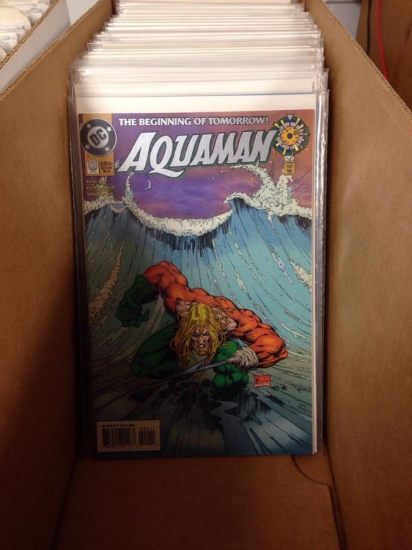 Aquaman 1986-2003 Near Mint Lot 1-4,1-5,1-13,1-4,0-75 Plus Extras