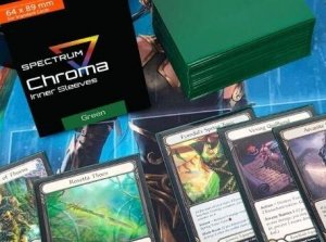 Spectrum Chroma Inner Sleeve- Green Standard 100 ct By BCW