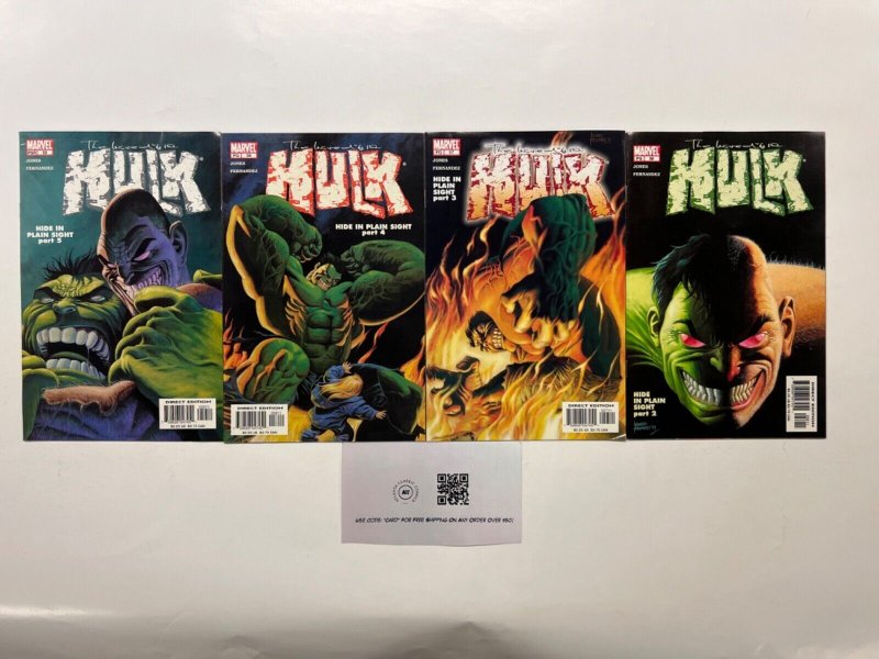 4 Hulk Marvel Books # 56 57 58 59 Iron Man Avengers Defenders Thor 82 JS42