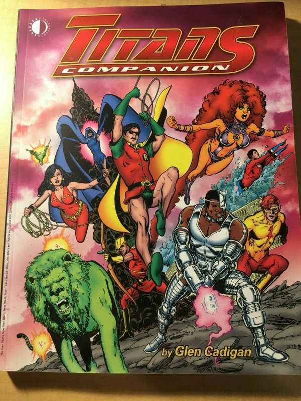 Titans Companion DC Comic Book Glen Cadigan Robin Raven Starfire Beast Boy MFT2