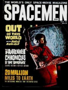 SPACEMEN 8(1964)LAST ISSUE!MetropolisBradbury VG