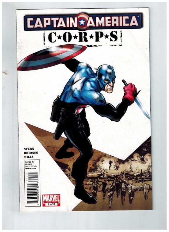 Captain America Corps # 1 Of 5 VF Marvel Limited Series Comic Book Avengers S75