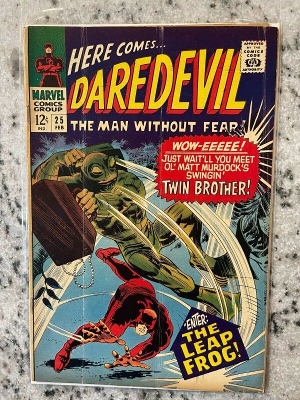 Daredevil # 25 FN/VF Marvel Comic Book Stilt-Man Foggy Karen Spider-Man Owl RD1