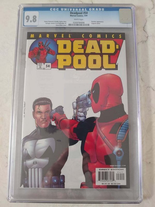 Deadpool #54 CGC 9.8 VS. THE PUNISHER (2001)