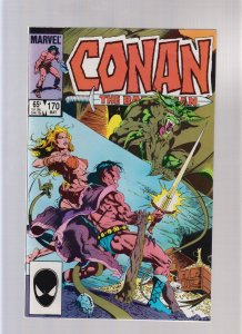 Conan The Barbarian #170 - Direct Edition - Uncirculated (7.5/8.0) 1985