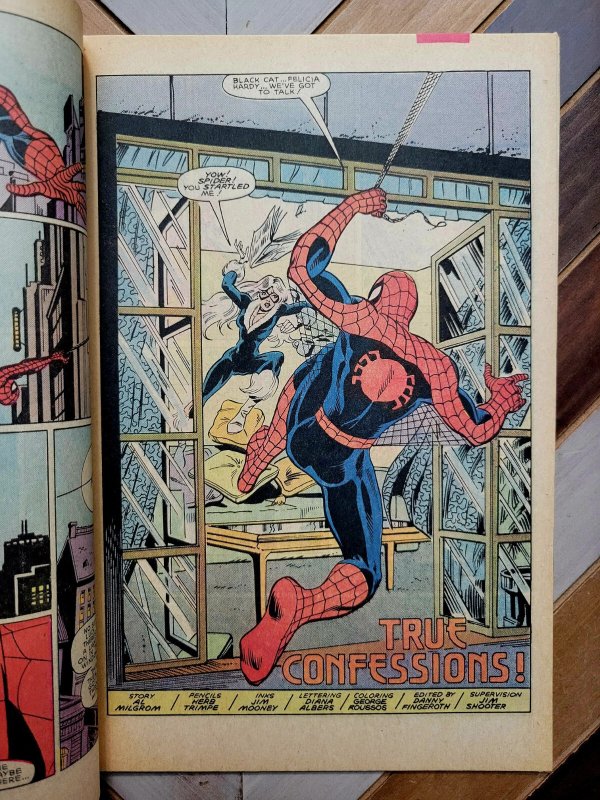 Spectacular SPIDER-MAN #98 (Marvel 1985) VF 1st App SPOT + KINGPIN & BLACK CAT