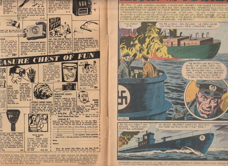 Sub Marine Attacks(Charlton) # 51   Battle in the Artic !