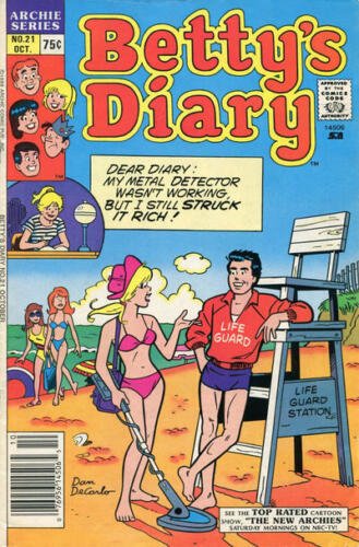Betty's Diary #21 (Newsstand) FN; Archie | we combine shipping 